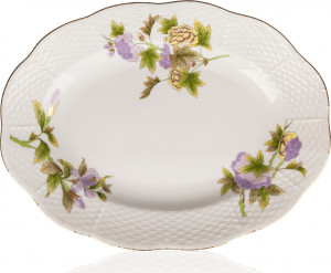 10623392 Herend Блюдо овальное 31см "Королевский сад" Фарфор