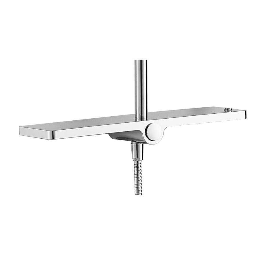 Душевой гарнитур Granada V1 Cromo с тропическим душем и мыльницей, хром Santreyd  - Вид №4