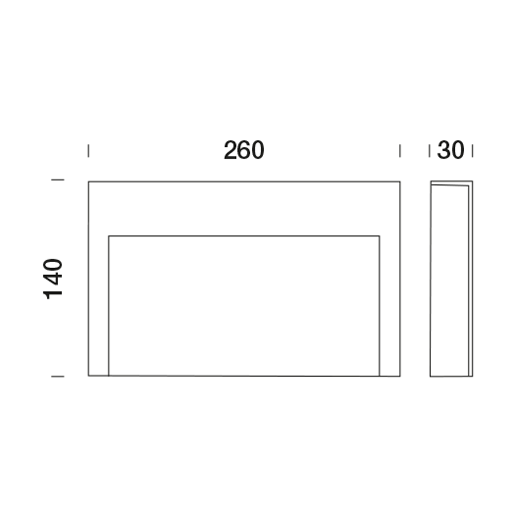 3480269 Светильник встраиваемая в стену / Наружнее освещение Platek TEAM  TEAM medium - LED 4000K Asymmetrical - Вид №6