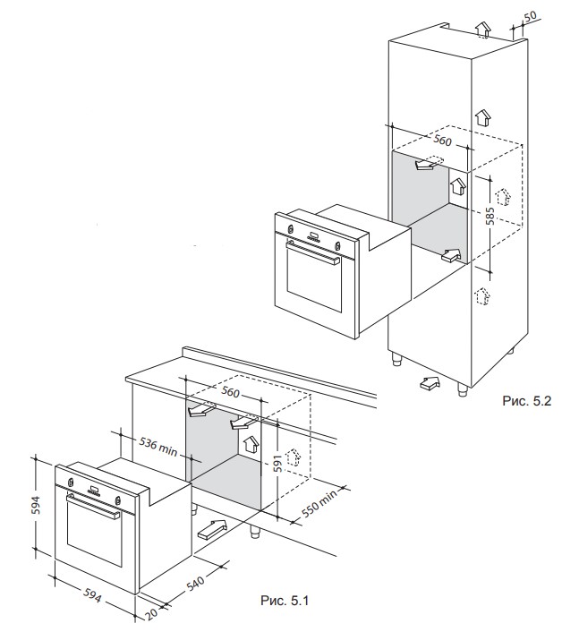 1109358 Электрический духовой шкаф DeLonghi Deo 755 BB Ramona белый STDN-0136646 - Вид №18