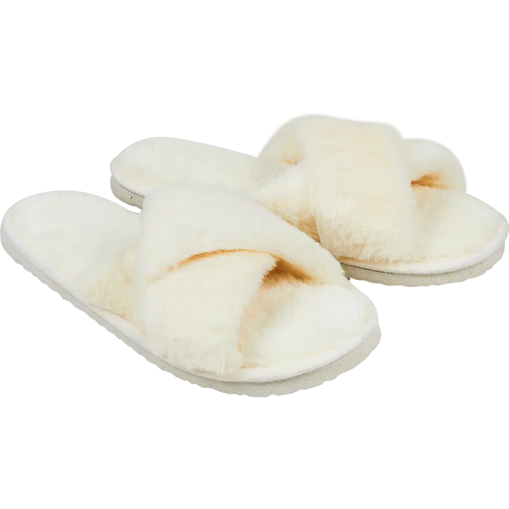 Тапочки домашние женские Модель 2 размер 38-39 цвет бежевый Santreyd STLM-2095437