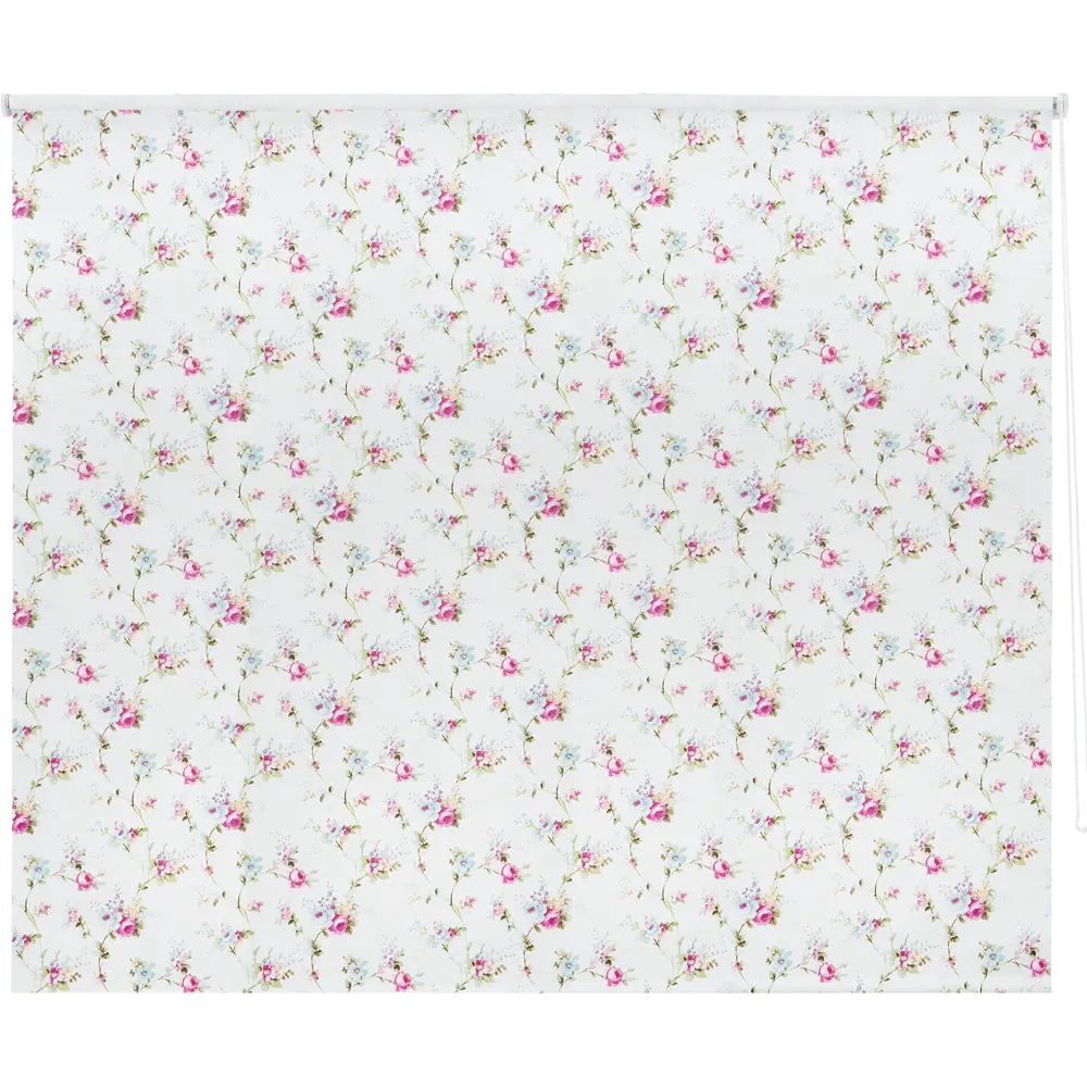 Штора рулонная «Цветы», 120х175 см, цвет белый Santreyd Шарм STLM-2184899