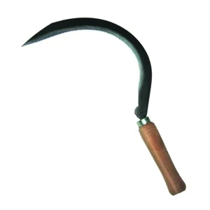 Серп 40 см деревянная ручка, сталь