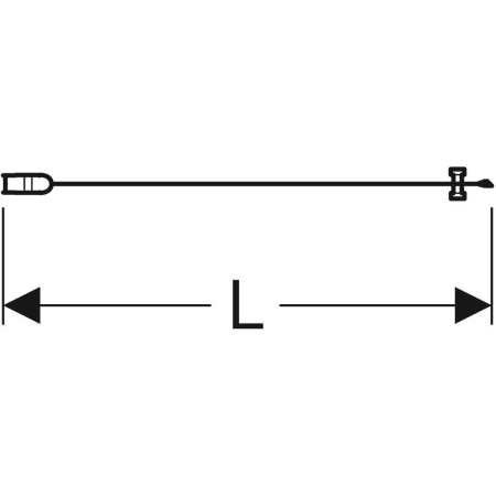 500.958.00.5 Качающаяся дверь IDO Showerama 10-01, прямая Geberit  - Вид №2