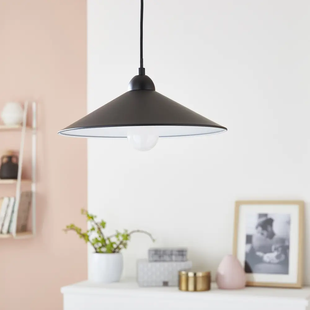 Светильник подвесной KREAFORTA Gapan цвет черный STLM-2175154 - Вид №12