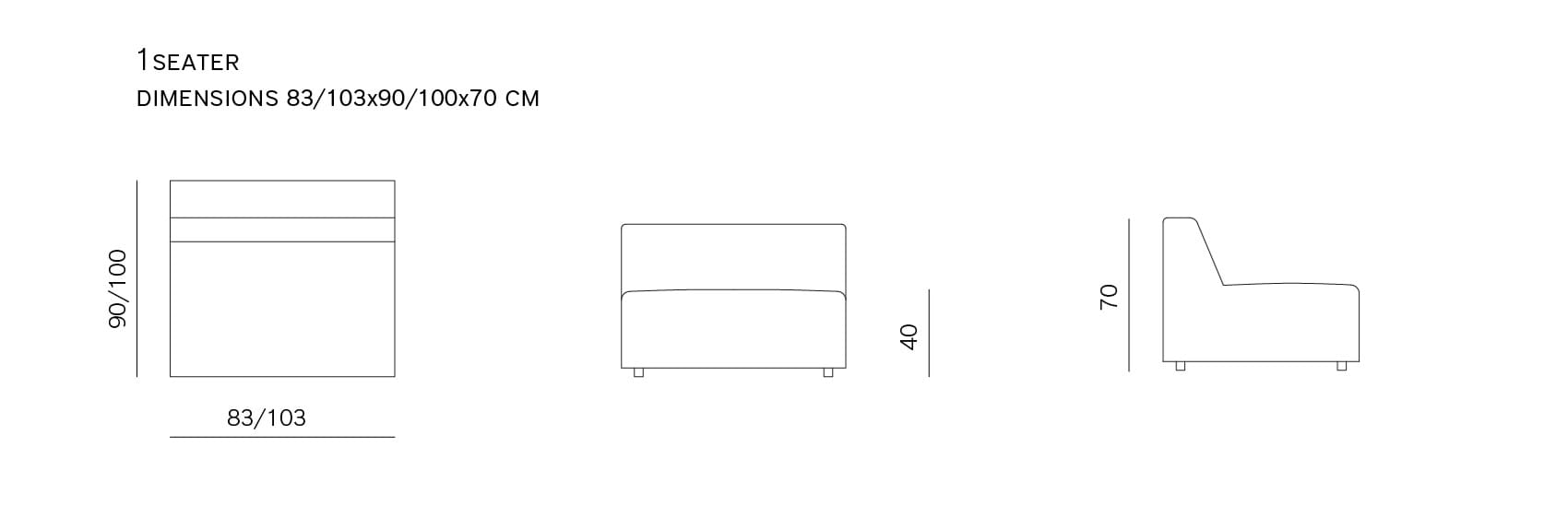 Диван с полуостровом prostoria ARCH-00119564 - Вид №6