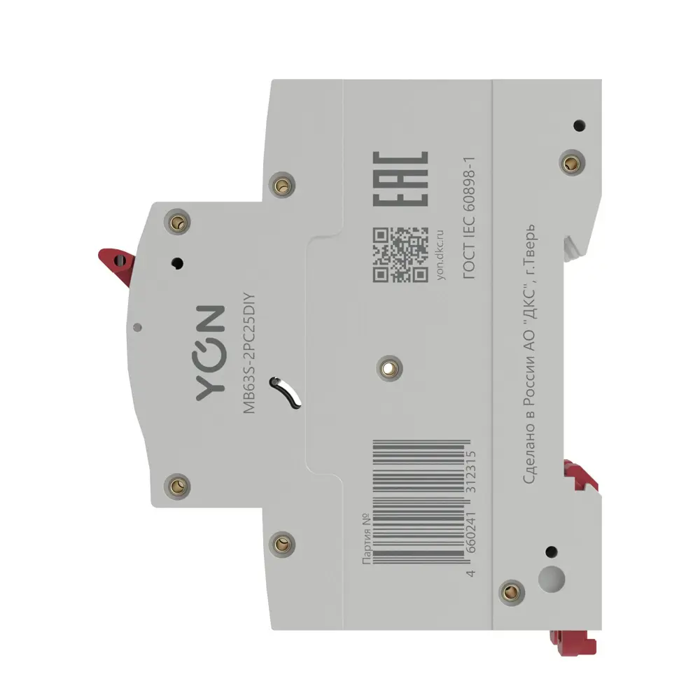 Автоматический выключатель DKC Yon 2P C25 А 4.5 кА STLM-2062638 - Вид №2