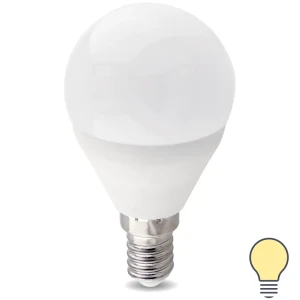 Santreyd LED лампа E14 шар 8Вт теплый свет для уютного интерьера 82991700