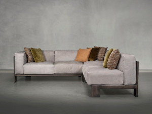 Модульный съемный бархатный диван