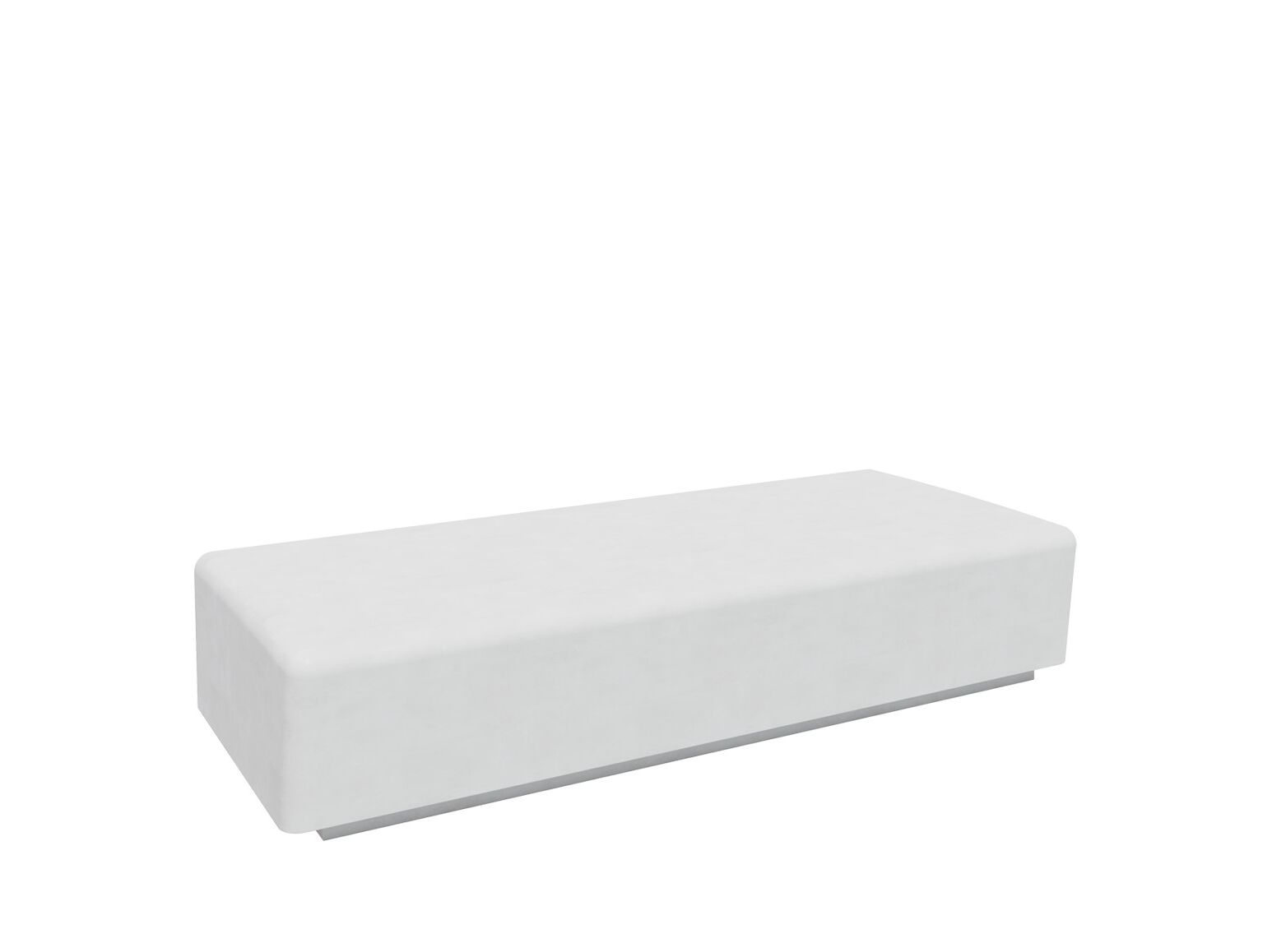 Модульная бетонная скамья без спинки amop Коимбра ARCH-00071184