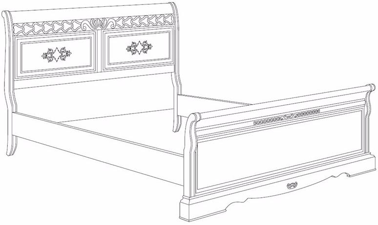 Arvestyle Двуспальная кровать из массива дерева Dogi Ks-e615 - Вид №2