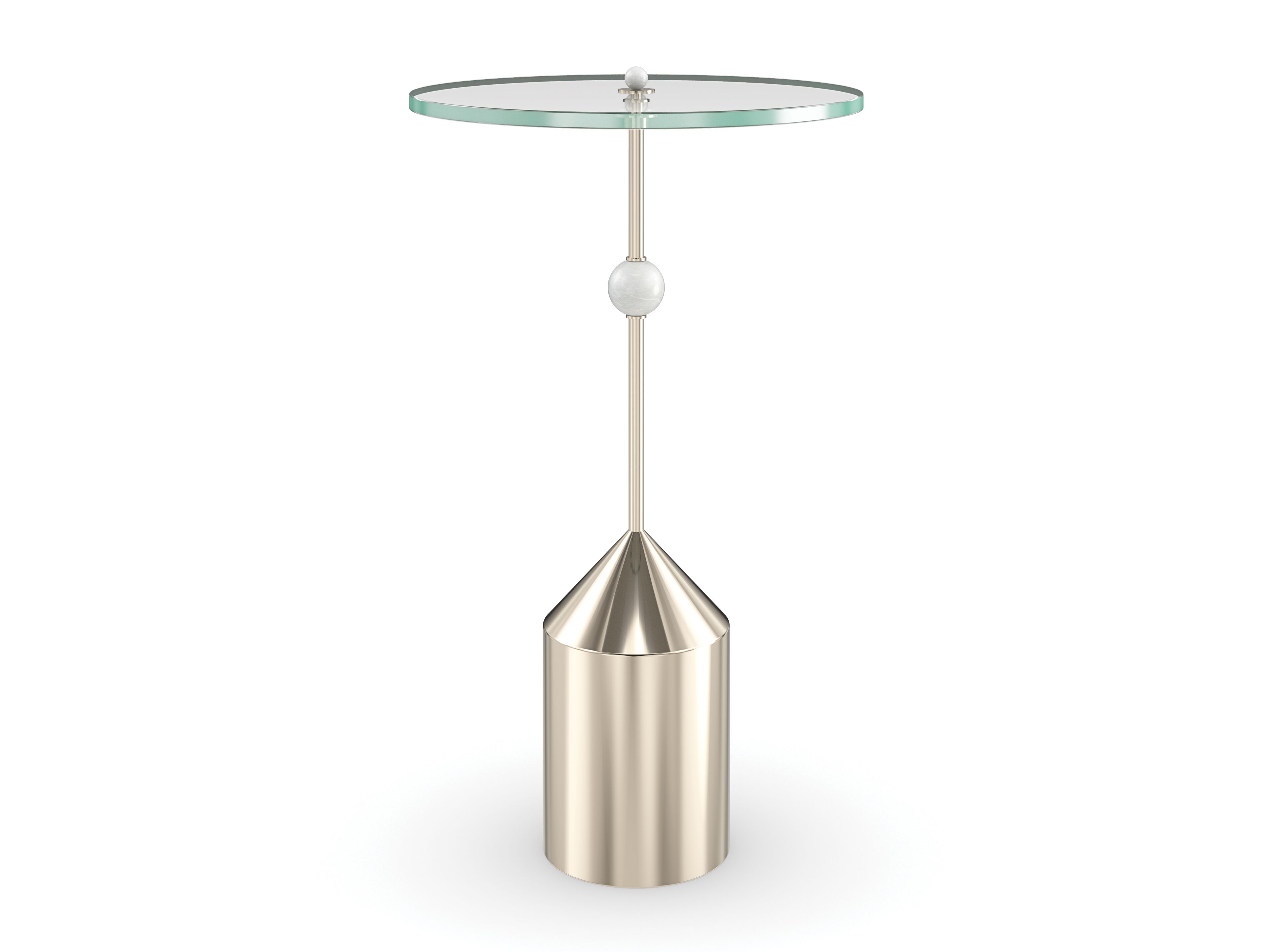 Круглый стеклянный журнальный столик Caracole ALPHA ARCH-00047937