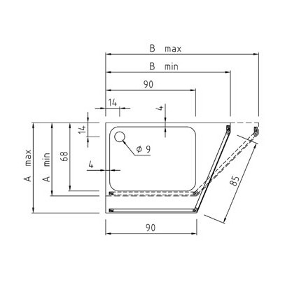 B7780ULUTR Alter Сollection душевая зона  Samo America 41278 - Вид №1