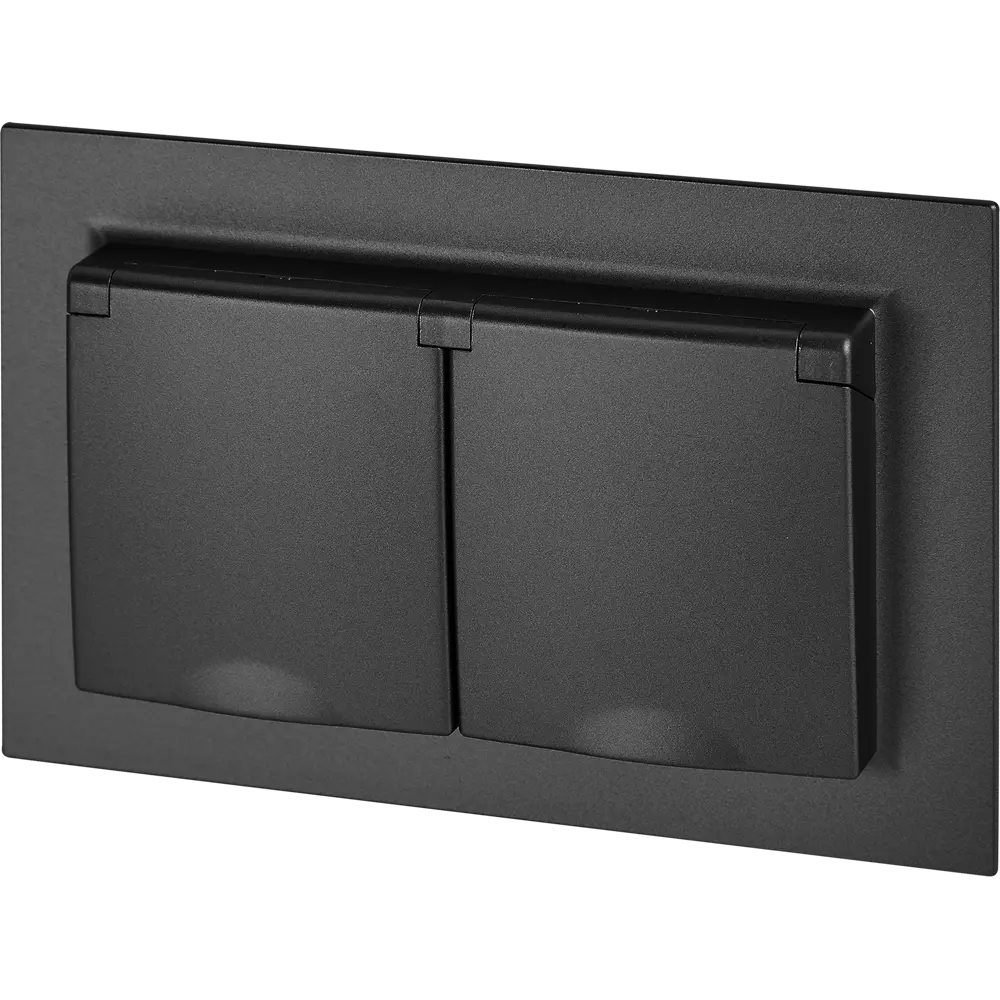 IEK Brite - влагозащищенная двойная розетка с заземлением 87761571 STLM-1102280 - Вид №2
