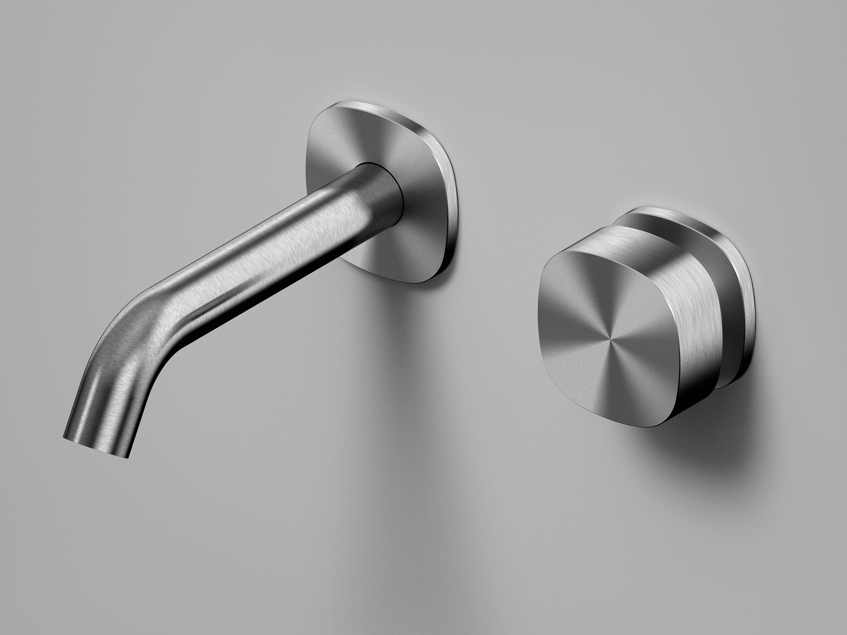 Смеситель для раковины из нержавеющей стали с 2 отверстиями Quadrodesign супер ARCH-00015960