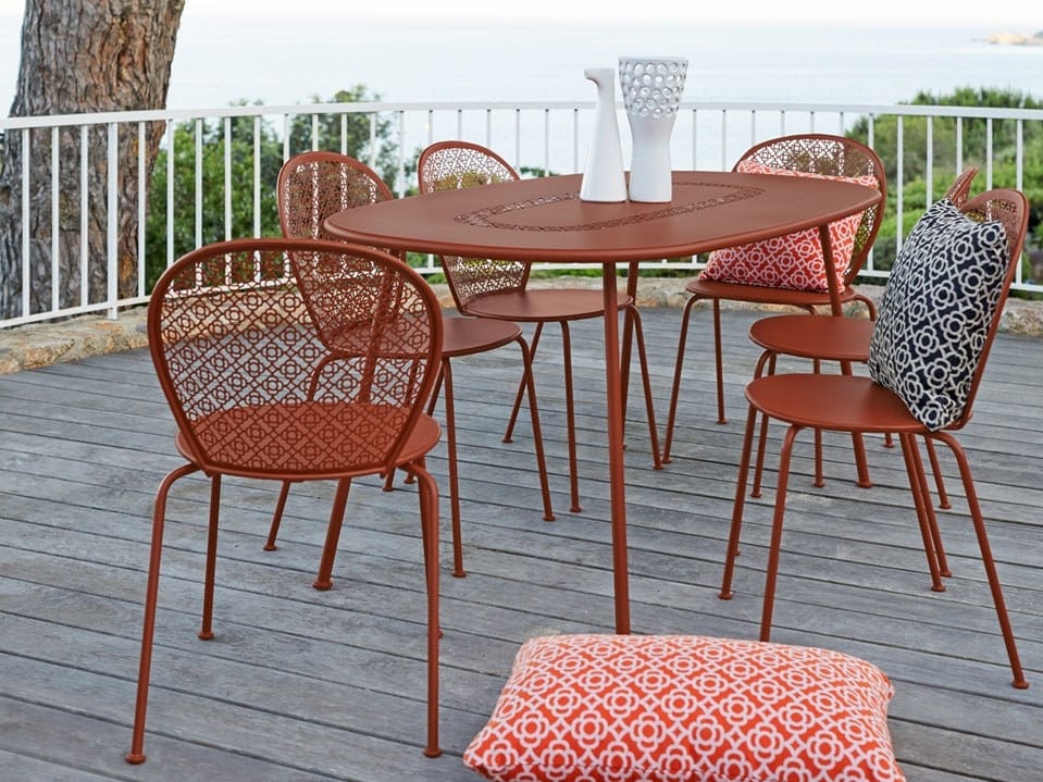 Металлический садовый стол Fermob Lorette ARCH-00116309 - Вид №5