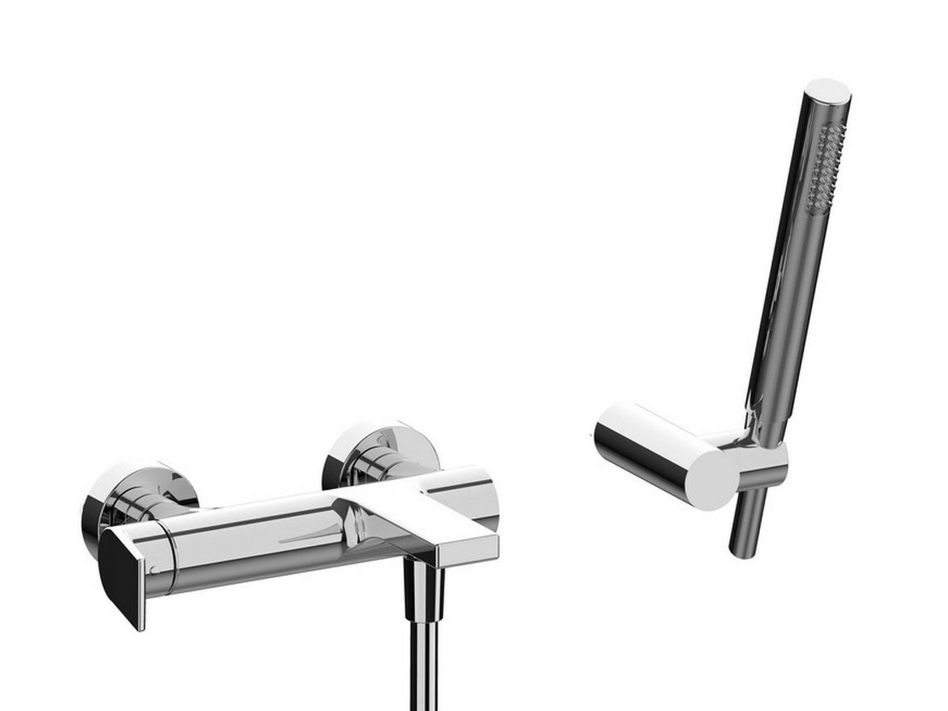 Однорычажный смеситель для ванны с ручным душем Rubinetterie Frattini Gintonic ARCH-00121133