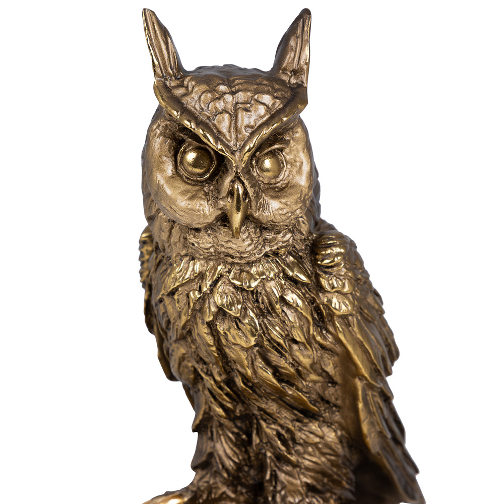 22139 Статуэтка Ученый Филин Бронза BOGACHO 4627138239414 - Вид №5