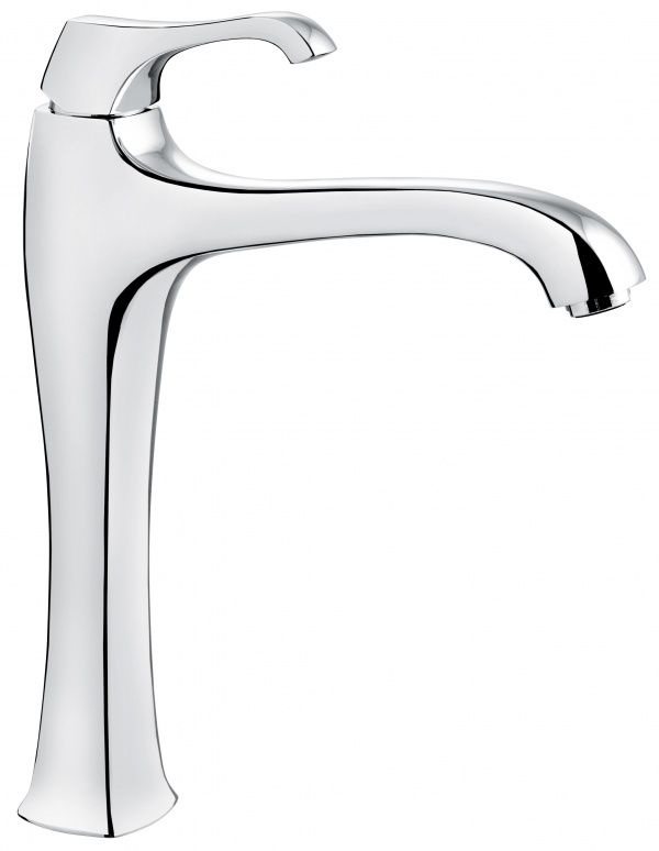 76006CR Высокий смеситель Ares с донным клапаном для раковины, цвет хром EMMEVI