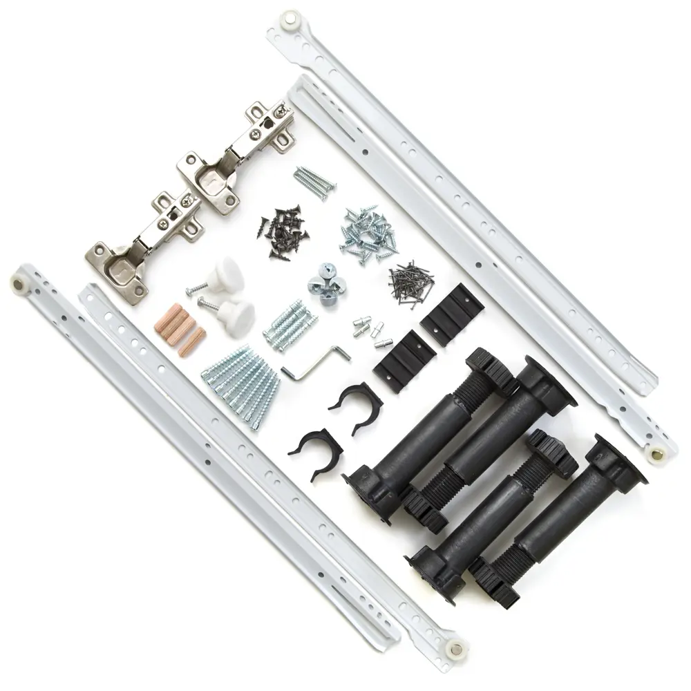Шкаф напольный Бэлла 40x85x60 см ЛДСП цвет белый Santreyd STLM-2179699 - Вид №8