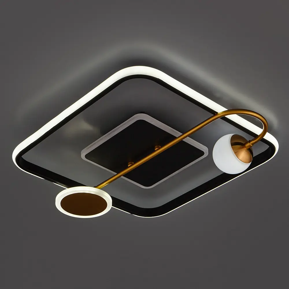Люстра потолочная Jlight Viana 5648/80C LED цвет черный/золото 84315604 STLM-2103276  - Вид №2