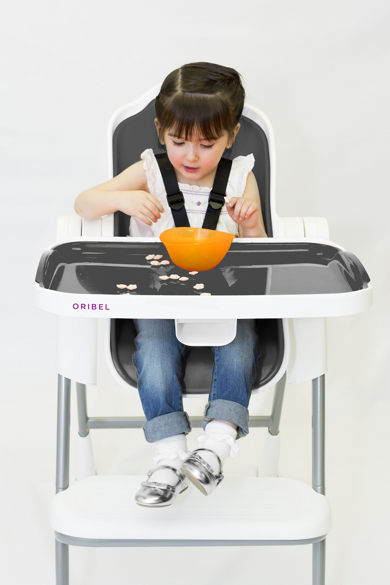 Стульчик для кормления Cocoon грифельный ORIBEL  322519 Серый Santreyd  - Вид №6