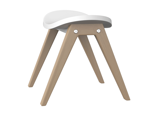 Табурет детский белый Classic ELLIPSE ELLIPSE CLASSIC 257797 Белый;бежевый Santreyd  - Вид №3