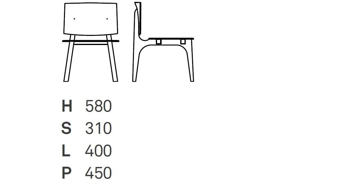 ONDARRETA Стул из фанеры Mikado sun-id-1404918 - Вид №25