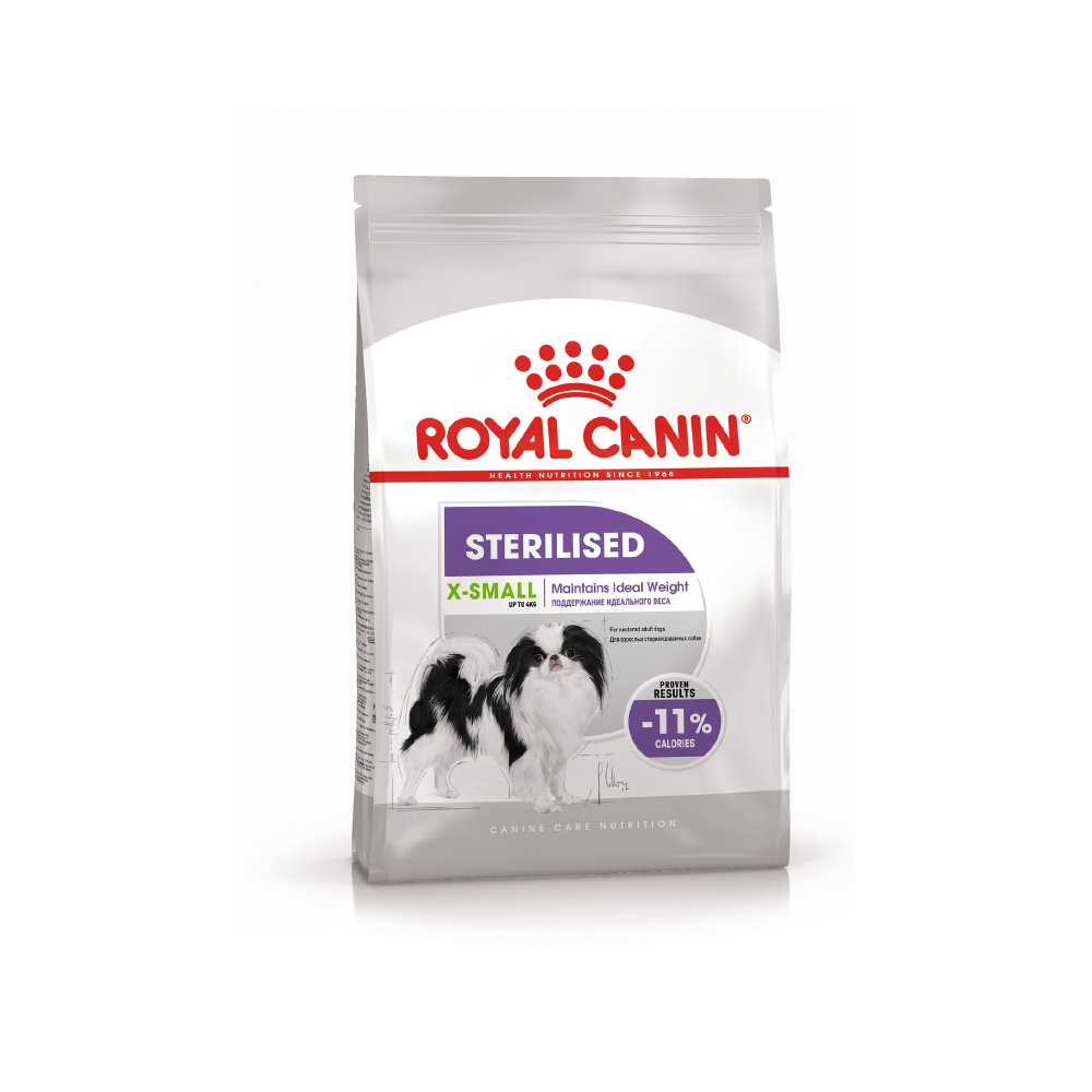 ПР0056353 Корм для собак Size X-Small Sterilised для миниатюрных пород сух. 500г ROYAL CANIN 