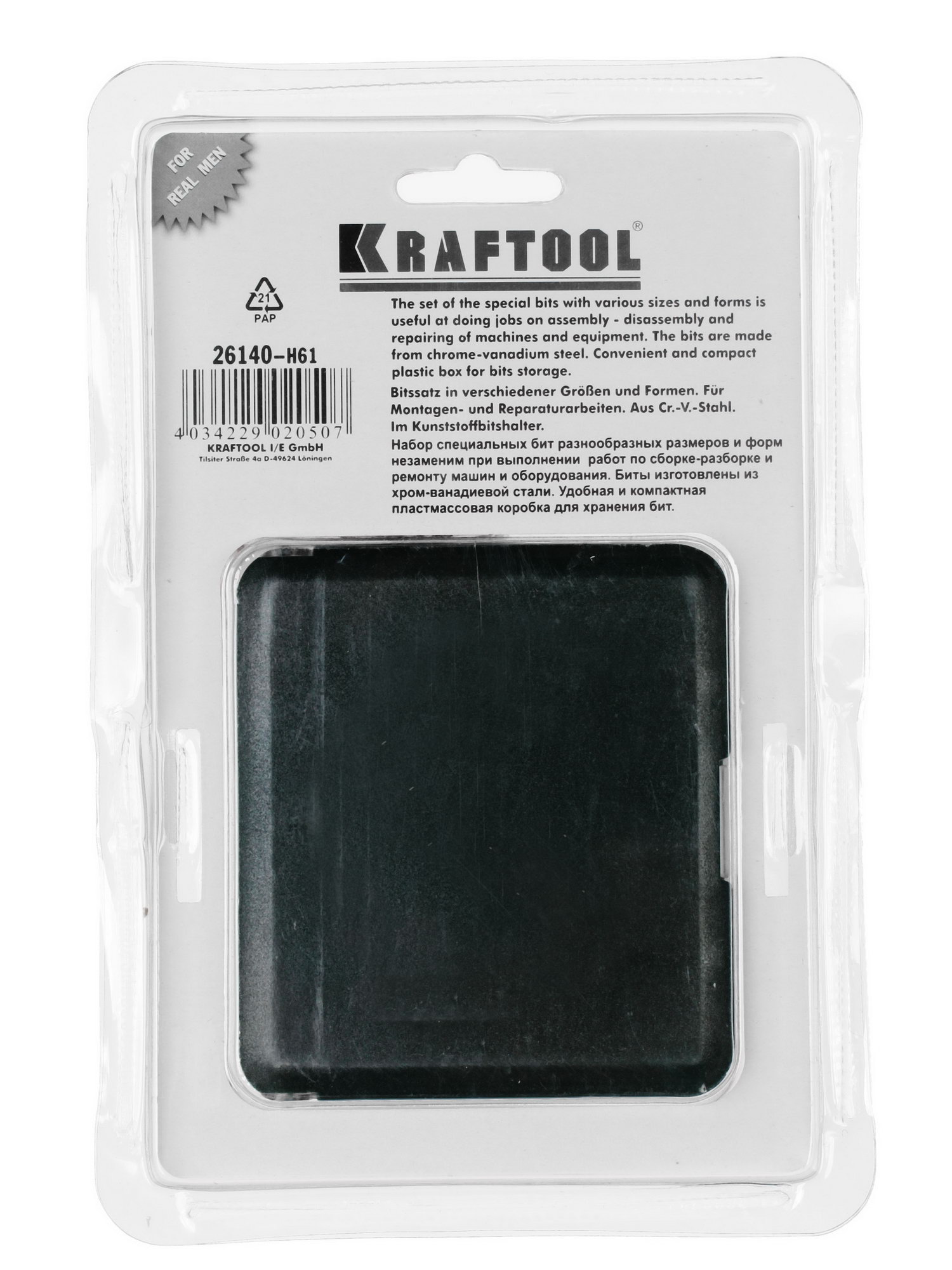 Набор бит KRAFTOOL 26140-H61 6615684 STDN-0096939 - Вид №1