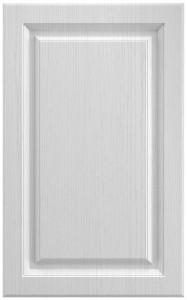Фасады для кухни Классика Фрезеровка «Прямоугольник 90+» Белая структурная №511