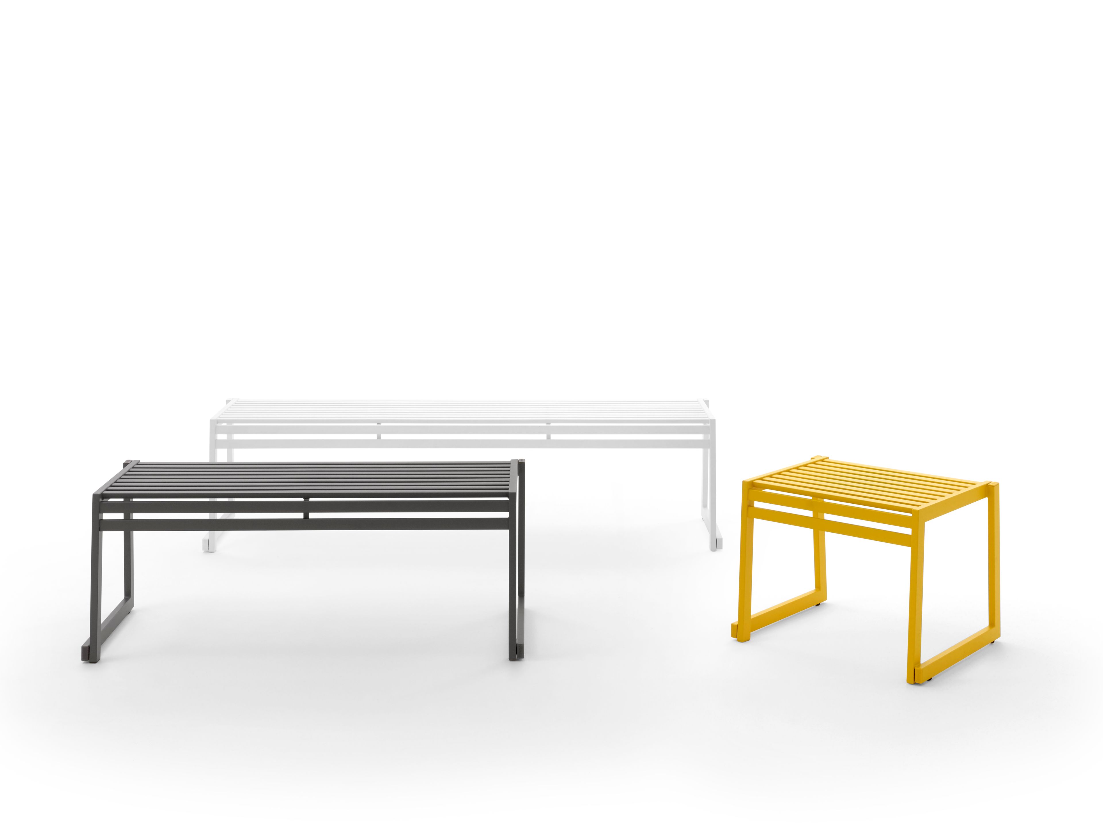 Металлическая скамья без спинки Urbantime Cortina.026 ARCH-00006001