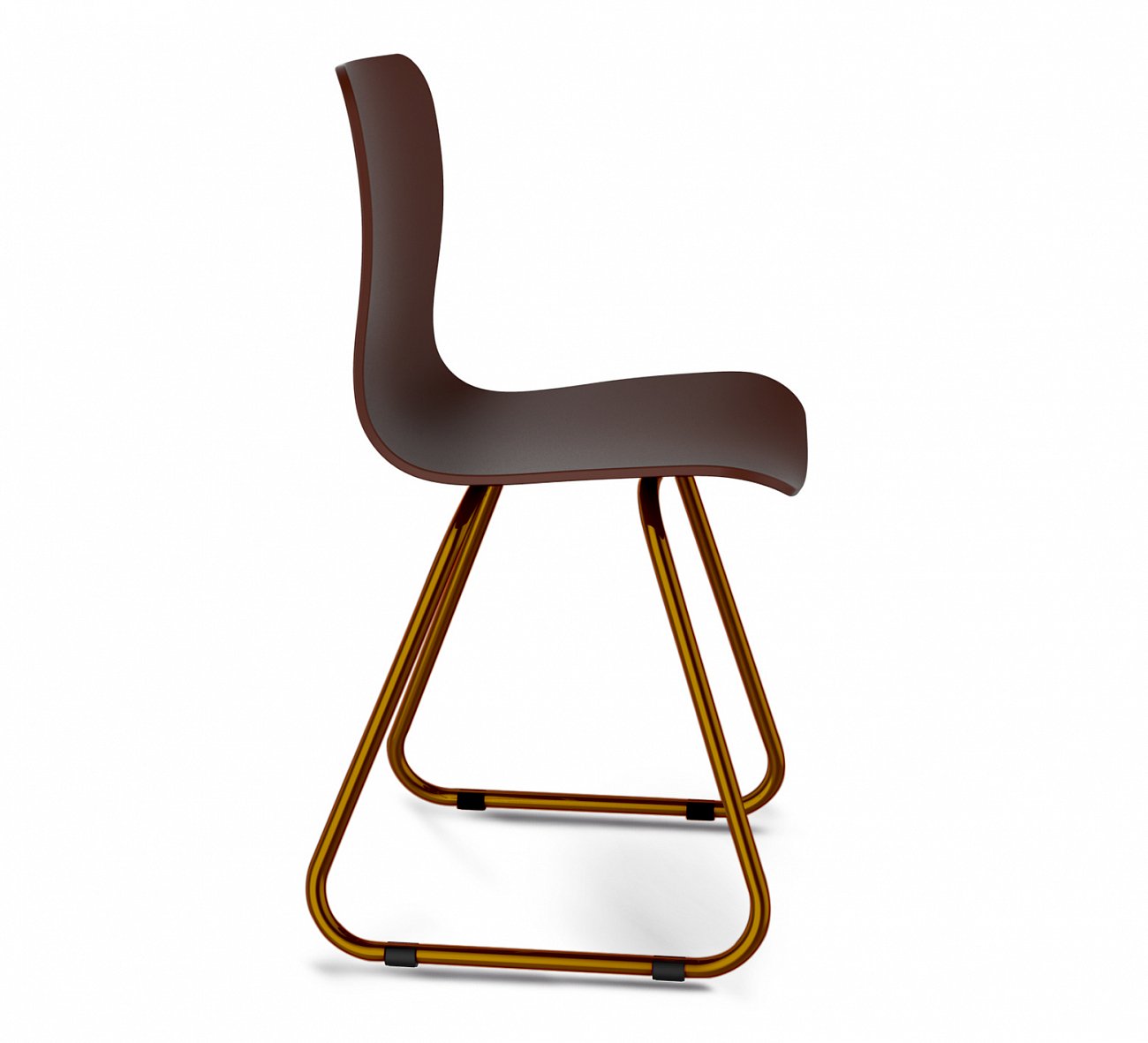 Стул DSR Коричневый S41 SHEFFILTON ДИЗАЙНЕРСКИЕ, DSR 015595 Коричневый  - Вид №1