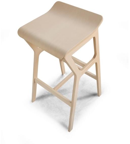 TrabA' Барный стул высокий деревянный Nhino 0012-h77 - Вид №1