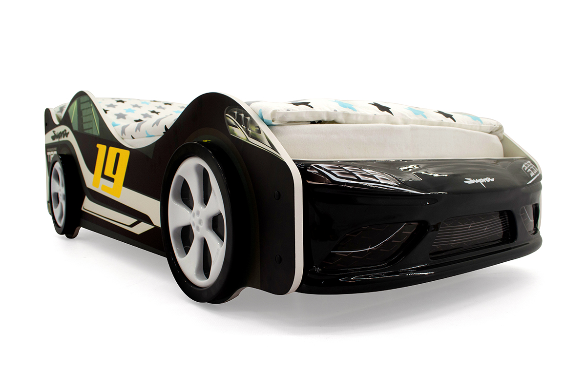 Детская кровать-машина черная "Супра" БЕЛЬМАРКО  00-3873171 Черный Santreyd  - Вид №4