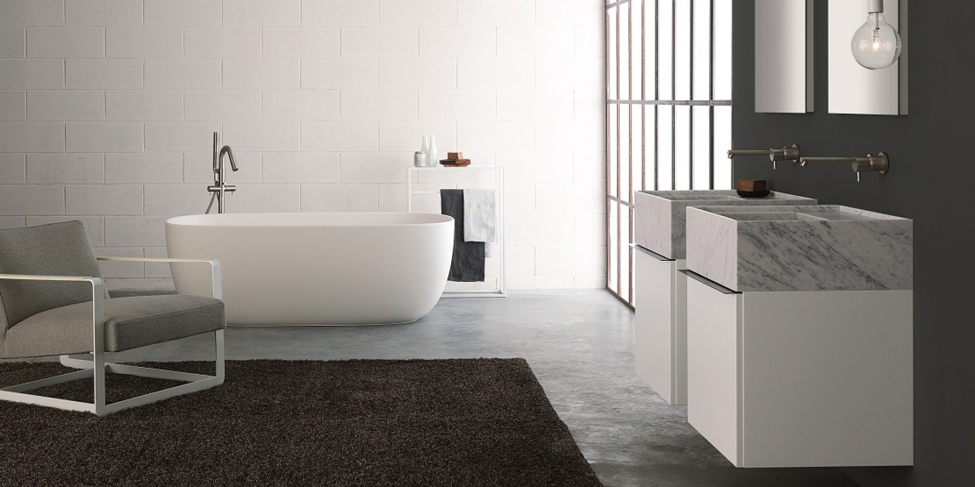 Toscoquattro Ванна отдельно стоящая из искусственного камня LAGUNA 10VA9CB - Вид №5