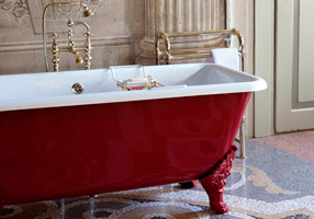 Gentry Home Bexley Cast iron bathtubs with feet Никель GH101934  - Вид №1