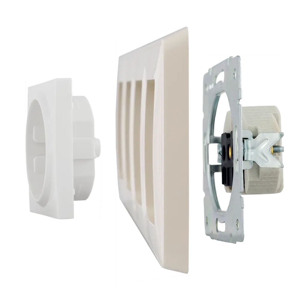 Рамка для розеток и выключателей Legrand Cariva 4 поста, цвет слоновая кость STLM-2049281 - Вид №3