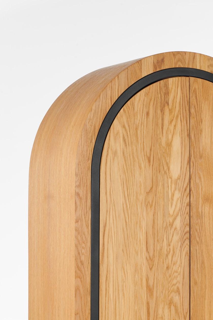 Milla & Milli Барный шкаф из массива дерева со встроенной подсветкой Offset sun-id-1345634 - Вид №7