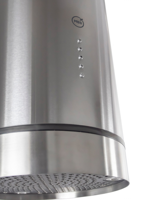 8130120 Вытяжка островная MBS MILTONIA 135 ISLAND INOX серебристый STDN-0096810 - Вид №3