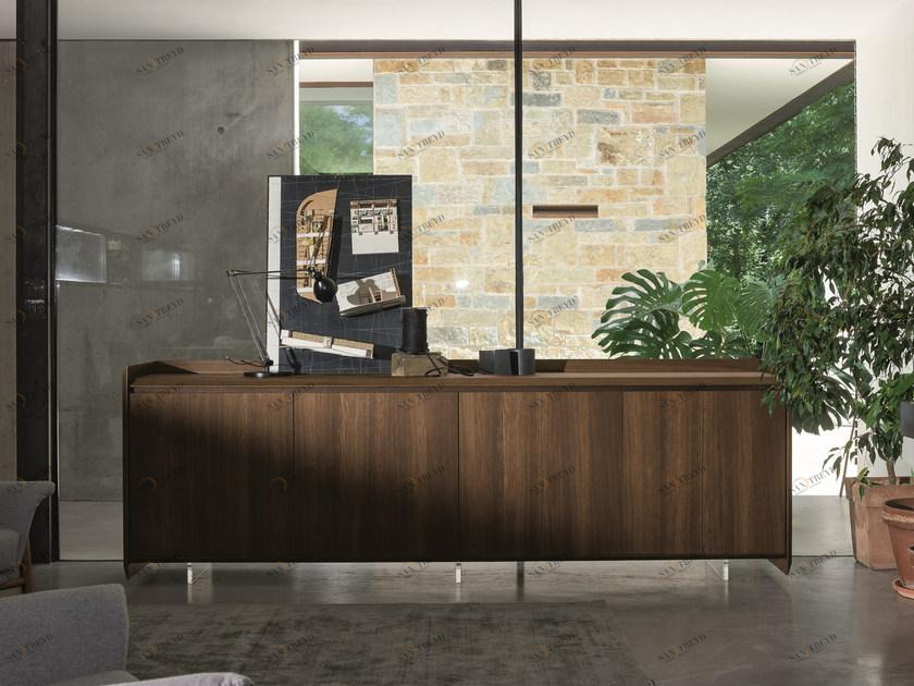 Dall'Agnese Комод из дуба с распашными дверцами Slash sun-id-1456445