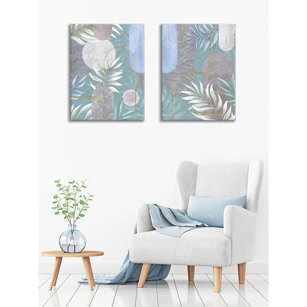 Картина модульная Геометрия 45x60 см 2 шт POSTERMARKET STLM-2127411 - Вид №5