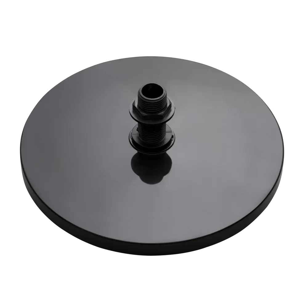 Лейка для верхнего душа KONSENSA Бруклин круглая цвет черный STLM-2065258 - Вид №3