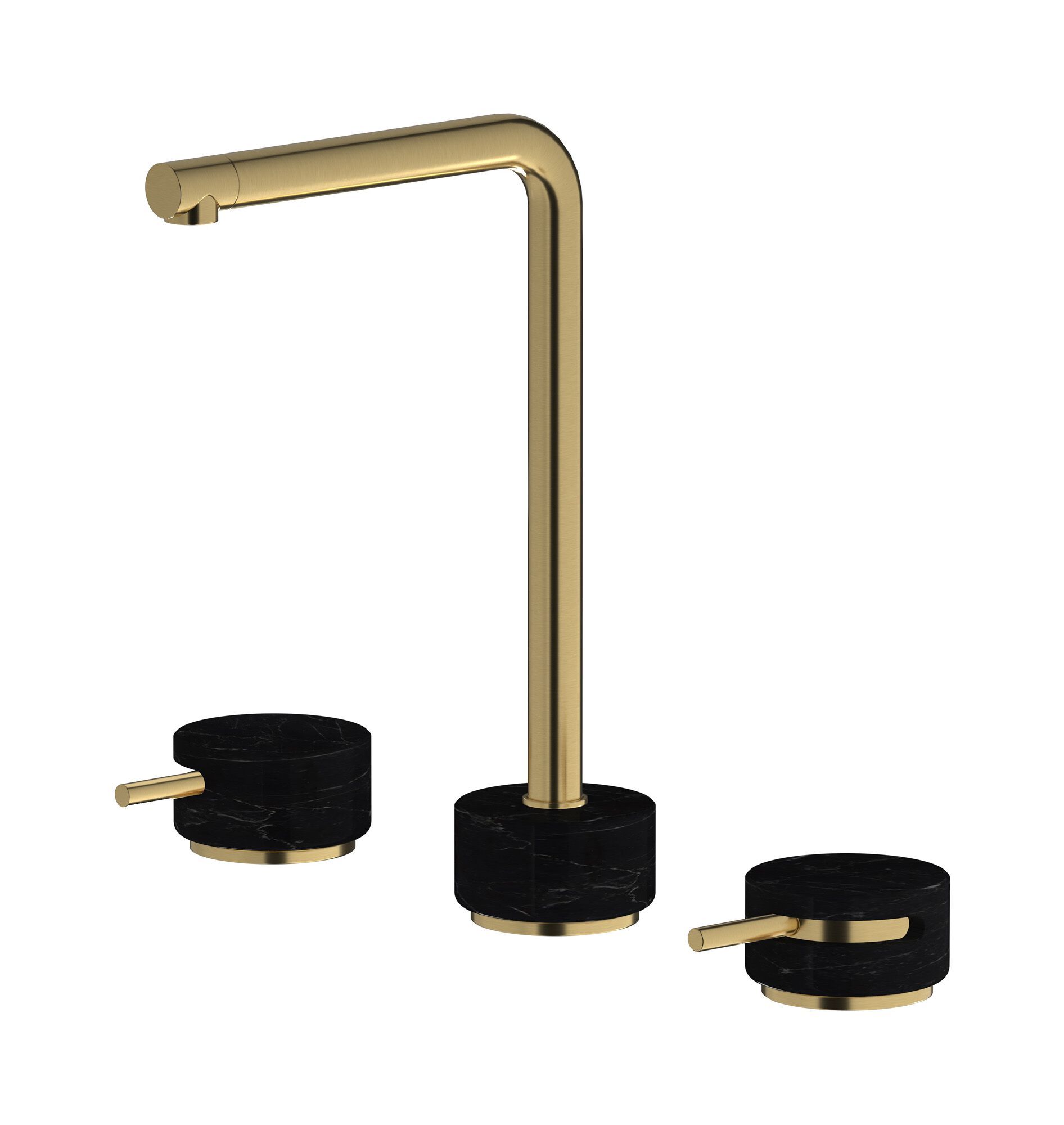 Смеситель для раковины с 3 отверстиями для мраморной столешницы IB мрамор + мрамор Elle ARCH-00027172 - Вид №17