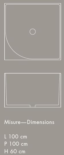 Nic Квадратная ванна Vasche da bagno sun-id-1408618 - Вид №4