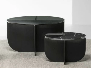 La Cividina Стеклянный журнальный столик для гостиной Mil