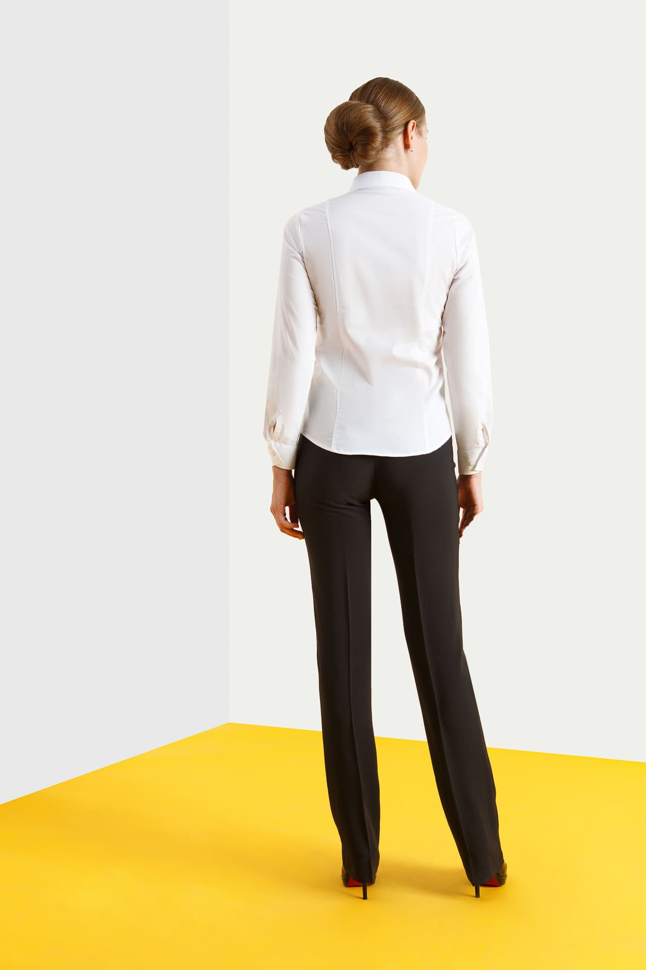 62863 Брюки  женские черные El-Risto  Одежда для официантов  размер 54  - Вид №5