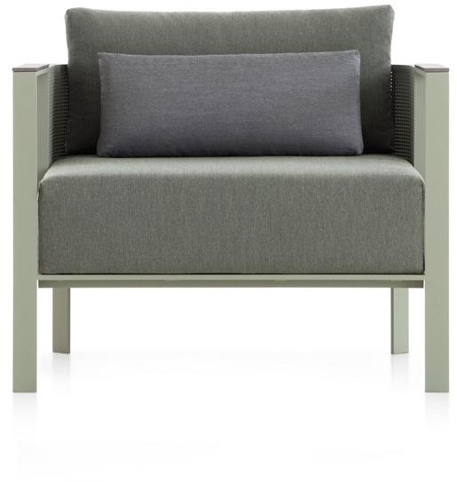 GANDIABLASCO Садовое кресло из термо-лакированного алюминия с подлокотниками Solanas sun-id-1403685 - Вид №2