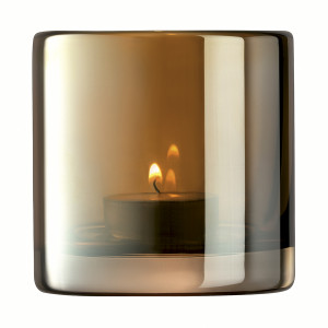 G1662-08-141 Подсвечник signature, epoque, 8,5 см, янтарь LSA International