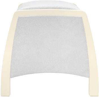 Пуфик-качалка Sky дуб шампань, ткань Verona Light Grey MILLI  00-3833217 Серый Santreyd  - Вид №1